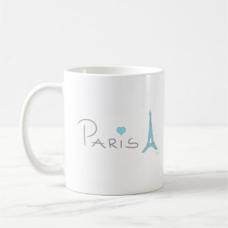 Caneca De Café Torre Eiffel do Coração de Paris