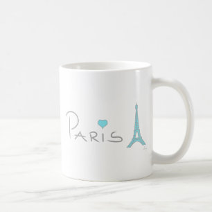 Caneca De Café Torre Eiffel do Coração de Paris