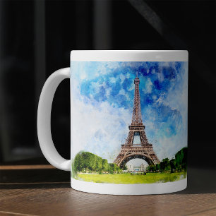 Caneca De Café Torre Eiffel em Paris n.o 1