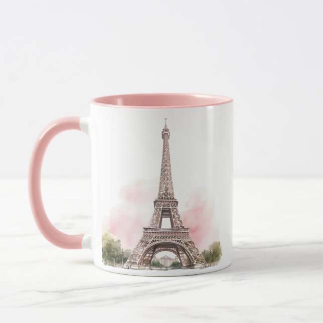 Caneca de Café Torre Eiffel Paris  (Esquerda)