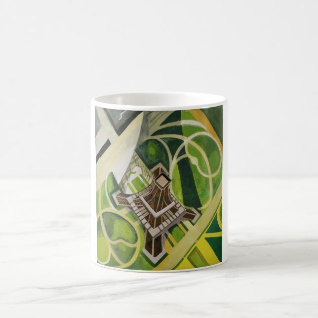 Caneca De Café Torre Eiffel (por Robert Delaunay) (Centro)