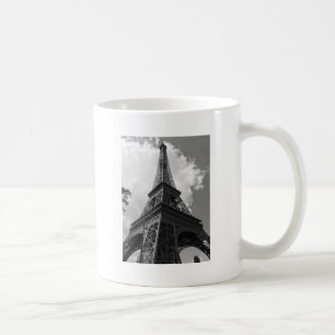 Caneca De Café Torre Eiffel Preta e Branca em Paris