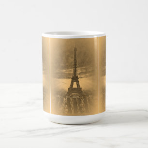 Caneca De Café Torre Eiffel Vintage Paris #1