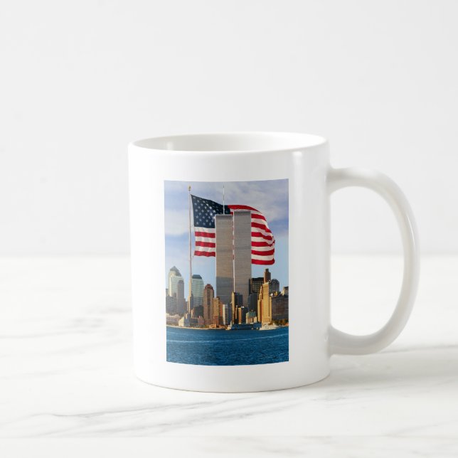 Caneca De Café Torre gémea América (Direita)
