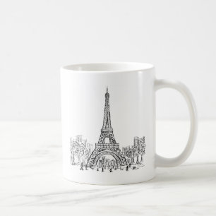 Caneca De Café Torre Paris de Eifel
