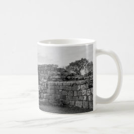 Caneca De Café Torre Preto de Carrinhos no Muro de Hadrian