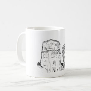 Caneca De Café Torres de Água do Grodno da Bielorrússia
