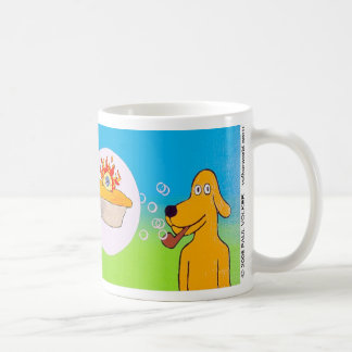 Caneca De Café torta flamejante $12,95 do globo ocular