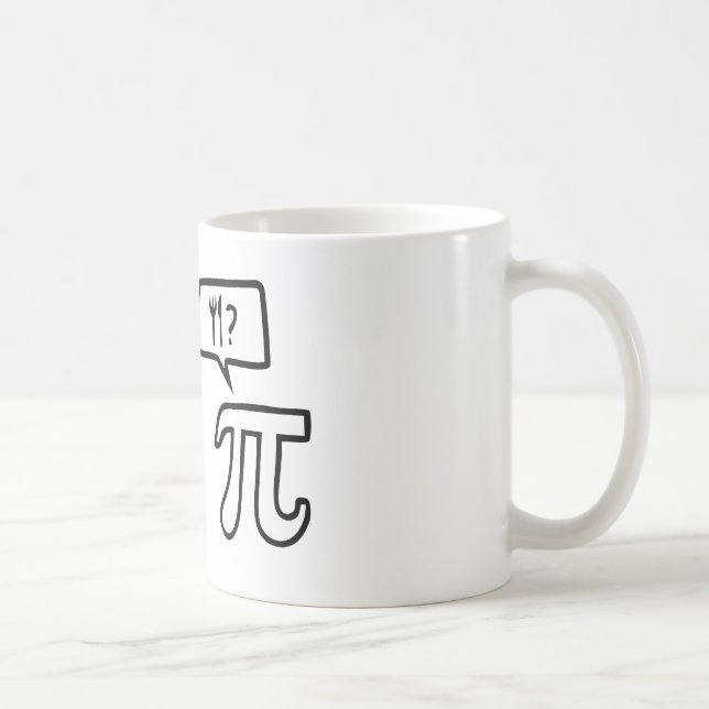 Caneca De Café Torta & Pi (Direita)