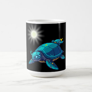 Caneca De Café Tortuga Futurista