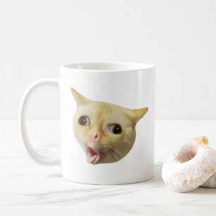 Caneca De Café Tosse A Mata De Gato Duplo Lado
