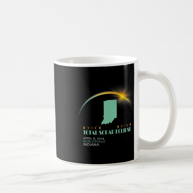 Caneca De Café Total 2024 Eclipse Solar 2024 040824 (Direita)