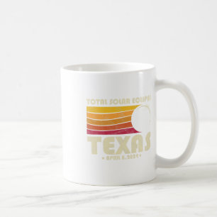Caneca De Café Total Retroativo Eclipse Solar 2024 Totalidade Usa