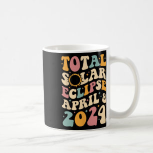 Caneca De Café Totalidade 04 08 24 Eclipse Solar Total 2024 Groov