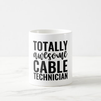 Caneca De Café  Totally Awesome Cable Technician