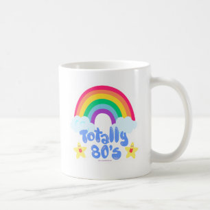 Caneca De Café Totalmente arco-íris dos anos 80