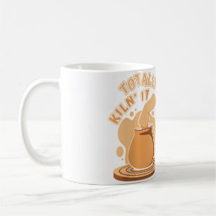 Caneca De Café Totalmente Forno Ela Olaria Pro Roda Hobby Amante