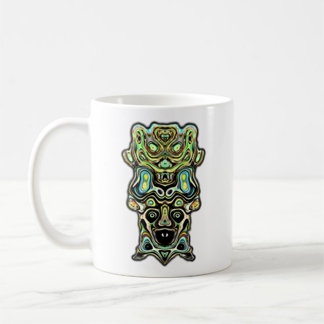 Caneca De Café Totem Monstro (Esquerda)