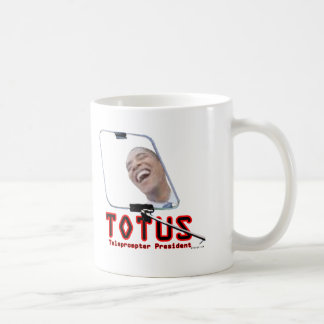 Caneca De Café TOTUS - Obama - presidente do Teleprompter