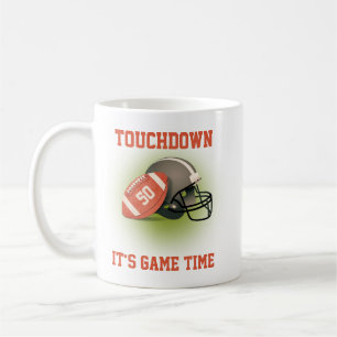 Caneca De Café Touchdown 50 Vintage Futebol 50º Aniversário