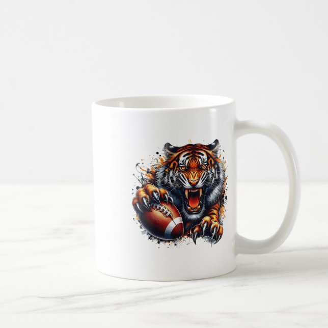 Caneca De Café Touchdown Jogo de Futebol Americano Dia de Ação de (Direita)