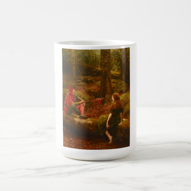 Caneca De Café Touchstone e Audrey (Na Floresta de Arden) (Centro)