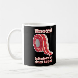 Caneca De Café Toucinho!... Fita adesiva da cozinha!