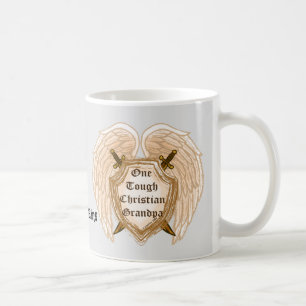 Caneca De Café Tough Christian Grandpa mug