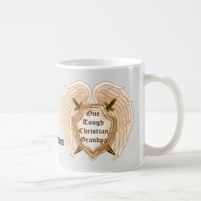 Caneca De Café Tough Christian Grandpa mug (Direita)