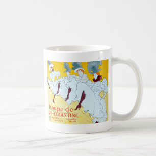 Caneca De Café Toulouse Lautrec Yellow Dancing Girl Poster