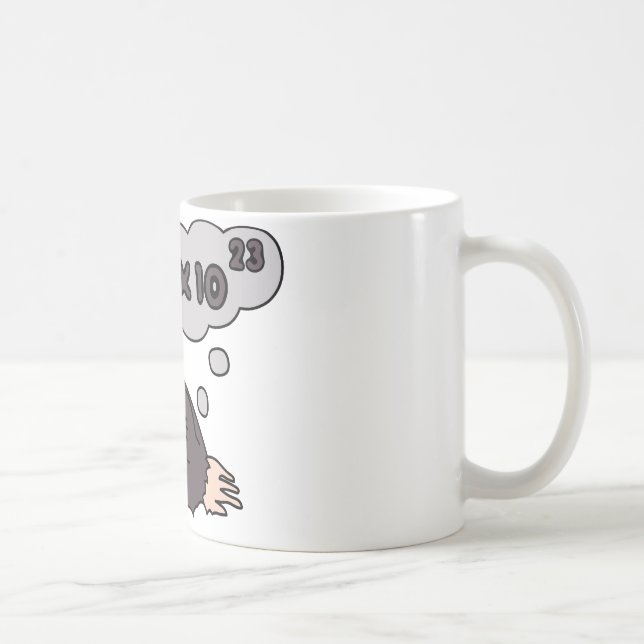 Caneca De Café Toupeira (Direita)