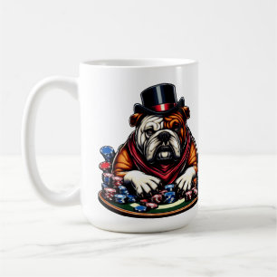 Caneca De Café touro jogando pôquer jogando casino