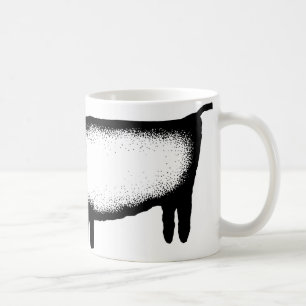 Caneca De Café Touro - preto