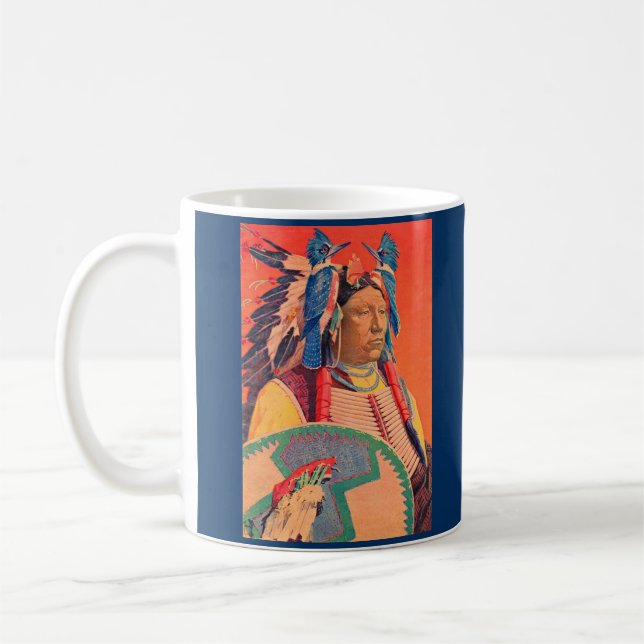 Caneca De Café Touro Sentado (Esquerda)