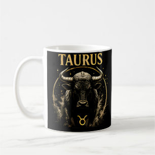 Caneca De Café Touro Touro Signo do Zodíaco Celestial Horóscopo
