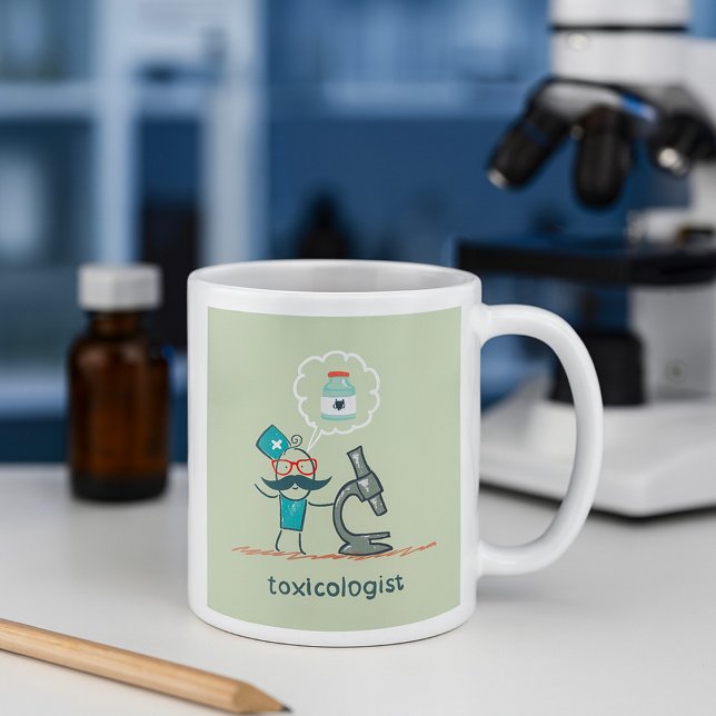 Caneca De Café Toxicologista (Criador carregado)