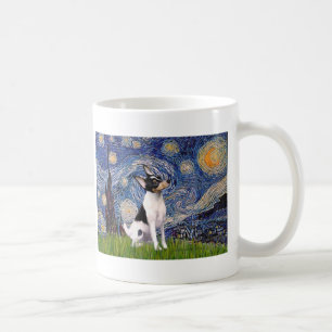 Caneca De Café Toy Fox Terrier - Noite Estrelada