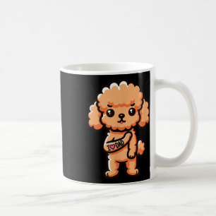Caneca De Café Toy Poodle I Adoro Pai Engraçado Cachorro Tatuagem