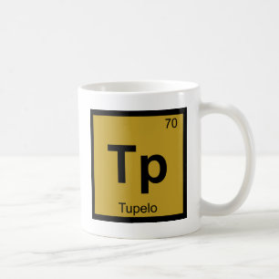 Caneca De Café Tp - Tupelo Mississippi Tabela Periódica Química