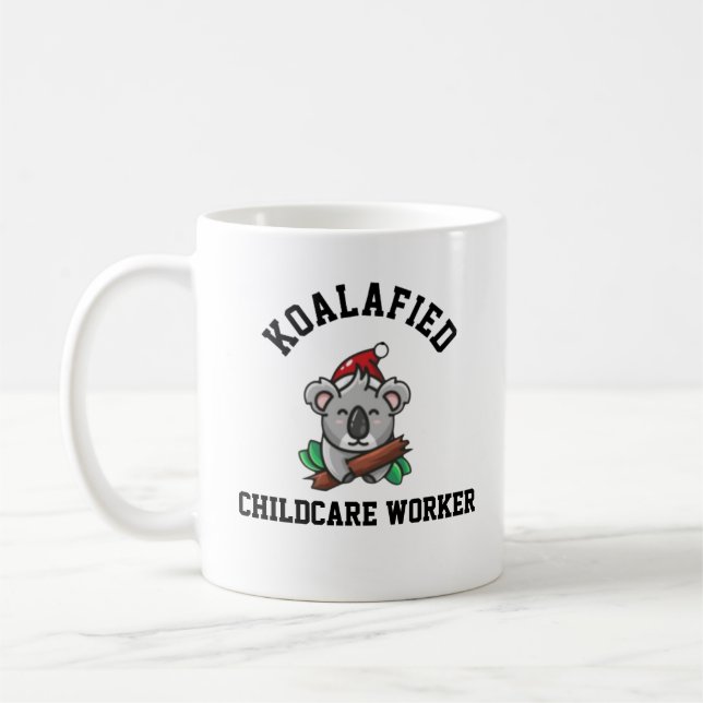 Caneca De Café Trabalhador de Creche Koalificado (Esquerda)