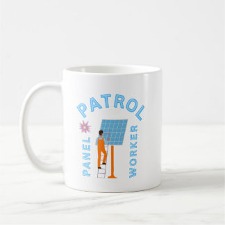 Caneca De Café Trabalhador de Patrulha de Painel