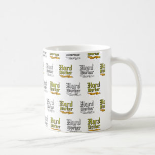 Caneca De Café Trabalhador duro: Obtem o trabalho feito