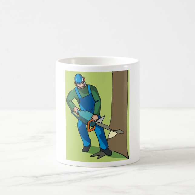 Caneca De Café Trabalhador Florestal (Criador carregado)