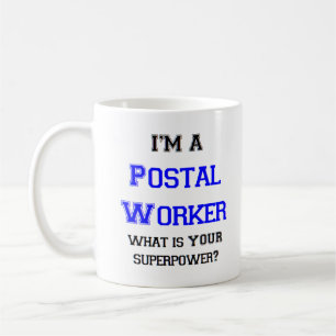 Caneca De Café trabalhador postal
