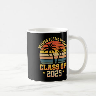 Caneca De Café Trabalhador Postal Aposentado Vintage Turma De 202