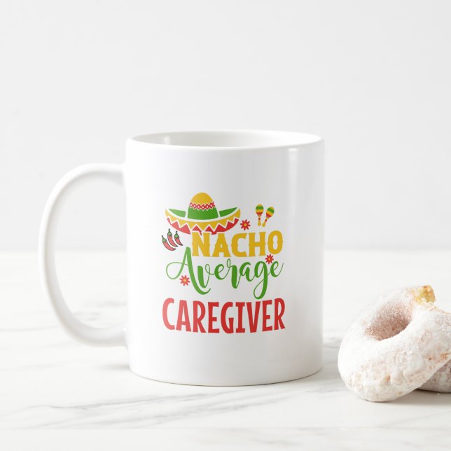 Caneca De Café Trabalhadora de Assistência Médica à Mãe (Com Donut)