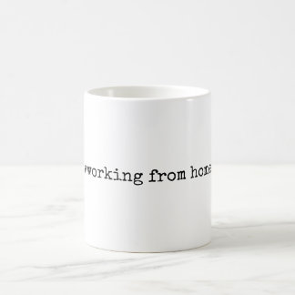 Caneca De Café Trabalhando a partir de casa| Engraçado escritório