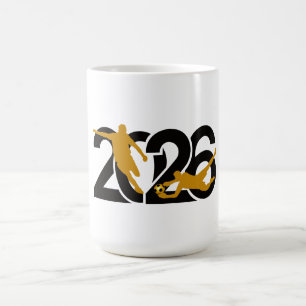 Caneca De Café Trabalhando Duro Ou Assistindo Destaques Futebol D