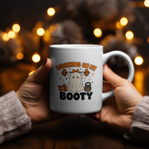 Caneca De Café Trabalhando Em Meu Fantasma De Treino De Bumbum De