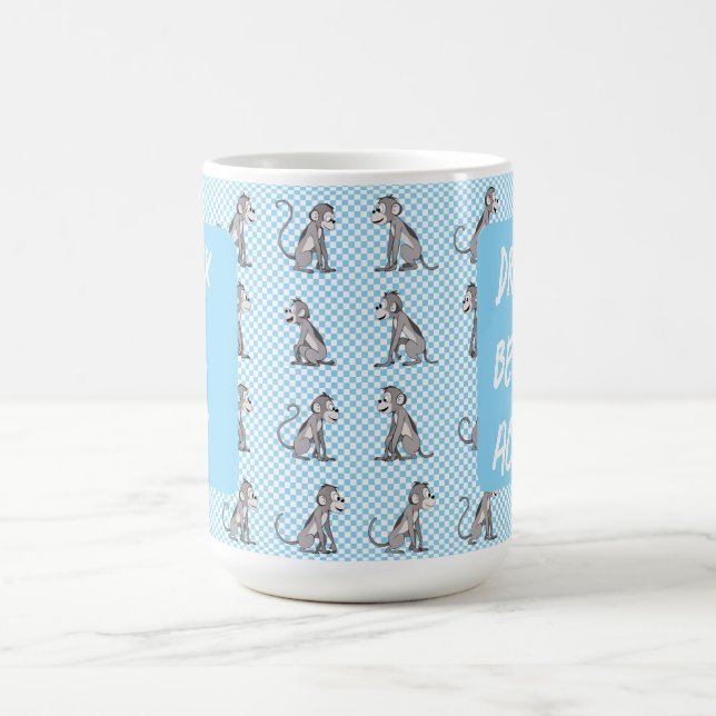 Caneca De Café Trabalhar o dia todo em AZUL (Centro)